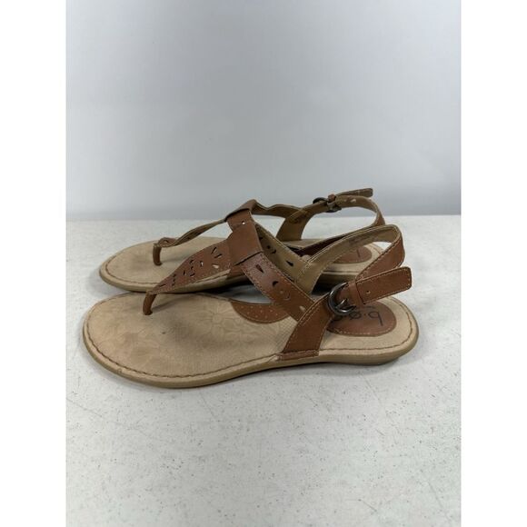BOC Born Concept Sandals Womens 10 M TStraps Slingback Thongs Flats C63941 Brown - Picture 4 of 8